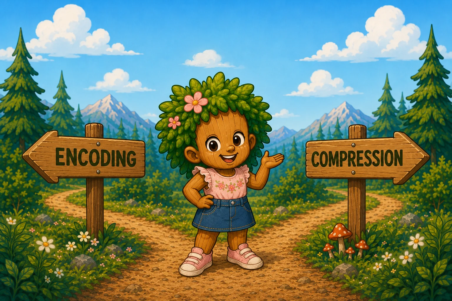 Encoding or Compression: Why not both?